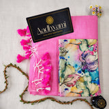 Baby Pink Handloom Cotton Saree With Designer Blouse