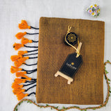 Golden Handloom Cotton Saree With Designer Blouse