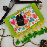 Perrot Handloom Cotton Saree With Designer Blouse