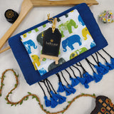 Firozi Handloom Cotton Saree With Designer Blouse